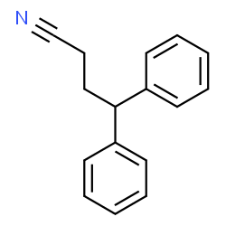 ChemSpider 2D Image | 4,4-Diphenylbutanenitrile | C16H15N