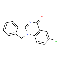 ChemSpider 2D Image | 3-Chloroisoindolo[2,1-a]quinazolin-5(11H)-one | C15H9ClN2O