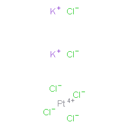 ChemSpider 2D Image | Platinum(4+) potassium chloride (1:2:6) | Cl6K2Pt
