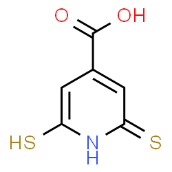 ChemSpider 2D Image | 6-Sulfanyl-2-thioxo-1,2-dihydro-4-pyridinecarboxylic acid | C6H5NO2S2