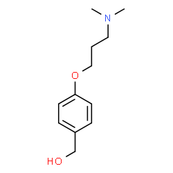 ChemSpider 2D Image | (4-[3-(Dimethylamino)propoxy]phenyl)methanol | C12H19NO2
