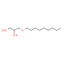 ChemSpider 2D Image | 3-(NONYLOXY)1,2-PROPANEDIOL | C12H26O3