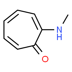 ChemSpider 2D Image | 2-(Methylamino)-2,4,6-cycloheptatrien-1-one | C8H9NO
