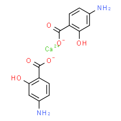 ChemSpider 2D Image | Calcium para-aminosalicylate | C14H12CaN2O6