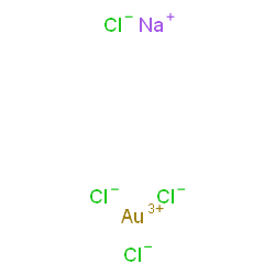 ChemSpider 2D Image | UNII:7FT6QUT299 | AuCl4Na