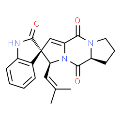 ChemSpider 2D Image | (-)-Spirotryprostatin B | C21H21N3O3