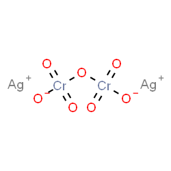 ChemSpider 2D Image | disilver oxido-(oxido-dioxo-chromio)oxy-dioxo-chromium | Ag2Cr2O7
