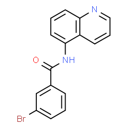 ChemSpider 2D Image | 3-Bromo-N-(5-quinolinyl)benzamide | C16H11BrN2O