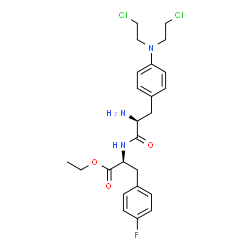 ChemSpider 2D Image | Melflufen | C24H30Cl2FN3O3