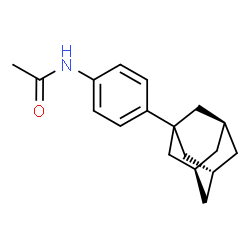 ChemSpider 2D Image | N-{4-[(3s,5s,7s)-Adamantan-1-yl]phenyl}acetamide | C18H23NO