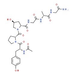 ChemSpider 2D Image | Rotigaptide | C28H39N7O9