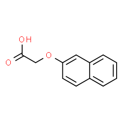 ChemSpider 2D Image | Beta-Naphthoxyacetic Acid | C12H10O3