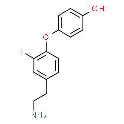 ChemSpider 2D Image | 3-iodothyronamine | C14H14INO2