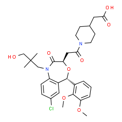 ChemSpider 2D Image | LAPAQUISTAT | C31H39ClN2O8