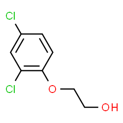 ChemSpider 2D Image | 2-(2,4-Dichlorophenoxy)ethanol | C8H8Cl2O2