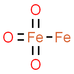ChemSpider 2D Image | Trioxodiiron(Fe-Fe) | Fe2O3