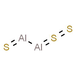 ChemSpider 2D Image | 1lambda~4~-Disulfen-1-ylidene(thioxo)dialuminium(Al-Al) | Al2S3