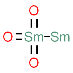ChemSpider 2D Image | Trioxodisamarium(Sm-Sm) | O3Sm2