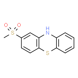 ChemSpider 2D Image | 2-(Methylsulfonyl)-10H-phenothiazine | C13H11NO2S2