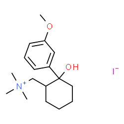 ChemSpider 2D Image | [2-Hydroxy-2-(3-methoxyphenyl)cyclohexyl]-N,N,N-trimethylmethanaminium iodide | C17H28INO2
