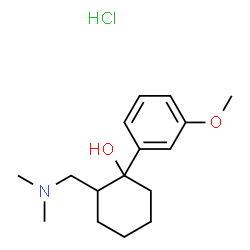 ChemSpider 2D Image | Tramadol hydrochloride | C16H26ClNO2