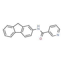 ChemSpider 2D Image | N-(9H-Fluoren-2-yl)nicotinamide | C19H14N2O