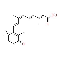 ChemSpider 2D Image | 9-cis-4-oxoretinoic acid | C20H26O3