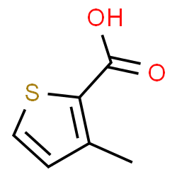 ChemSpider 2D Image | 3-Methyl-2-thiophenecarboxylic acid | C6H6O2S