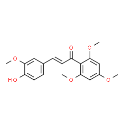 ChemSpider 2D Image | 4-Hydroxy-2',3,4',6'-tetramethoxychalcone | C19H20O6