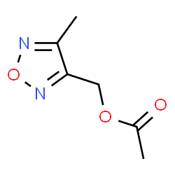 ChemSpider 2D Image | (4-Methyl-1,2,5-oxadiazol-3-yl)methyl acetate | C6H8N2O3