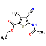 InChI=1/C11H12N2O3S/c1-4-16-11(15)9-6(2)8(5-12)10(17-9)13-7(3)14/h4H2,1-3H3,(H,13,14)