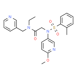 ChemSpider 2D Image | EMPA | C23H26N4O4S