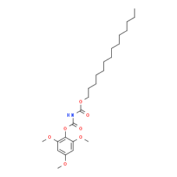 ChemSpider 2D Image | Tetradecyl 2,4,6-trimethoxyphenyl imidodicarbonate | C25H41NO7