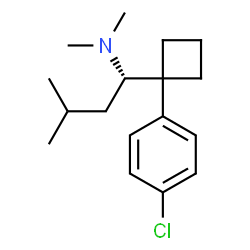 ChemSpider 2D Image | S-(-)-Sibutramine | C17H26ClN