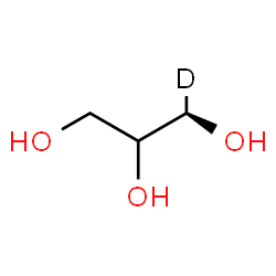 ChemSpider 2D Image | (1R)-1-deuteriopropane-1,2,3-triol | C3H7DO3