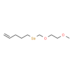 ChemSpider 2D Image | 5-{[(2-Methoxyethoxy)methyl]selanyl}-1-pentene | C9H18O2Se