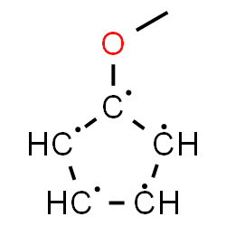 ChemSpider 2D Image | 1-Methoxy-1,2,3,4,5-cyclopentanepentayl | C6H7O