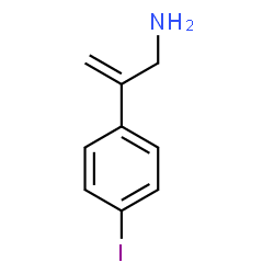 ChemSpider 2D Image | 2-(4-Iodophenyl)-2-propen-1-amine | C9H10IN
