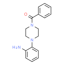 ChemSpider 2D Image | [4-(2-Aminophenyl)-1-piperazinyl](phenyl)methanone | C17H19N3O