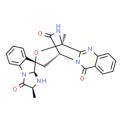 ChemSpider 2D Image | fumiquinazoline C | C24H21N5O4