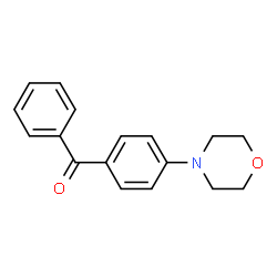 ChemSpider 2D Image | 4-Morpholinobenzophenone | C17H17NO2