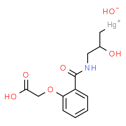 ChemSpider 2D Image | mercuderamide | C12H15HgNO6