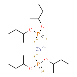 ChemSpider 2D Image | ZINC O,O-DI-SEC-BUTYL DITHIOPHOSPHATE | C16H36O4P2S4Zn