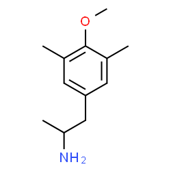 ChemSpider 2D Image | 1-(4-Methoxy-3,5-dimethylphenyl)-2-propanamine | C12H19NO
