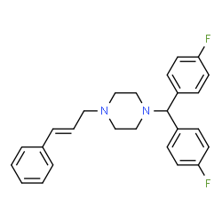 ChemSpider 2D Image | Flunarizine | C26H26F2N2