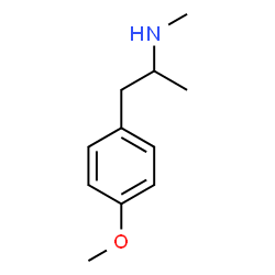 ChemSpider 2D Image | para-Methoxy-N-methylamphetamine | C11H17NO