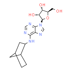 ChemSpider 2D Image | N-Bicyclo[2.2.1]hept-2-yladenosine | C17H23N5O4
