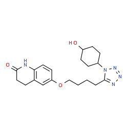 ChemSpider 2D Image | 4'-HYDROXYCILOSTAZOL, CIS- | C20H27N5O3