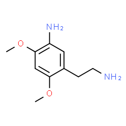 ChemSpider 2D Image | 5-(2-Aminoethyl)-2,4-dimethoxyaniline | C10H16N2O2