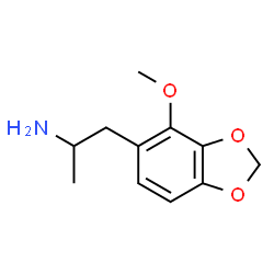 ChemSpider 2D Image | 3,4-Methylenedioxy-2-methoxyamphetamine | C11H15NO3
